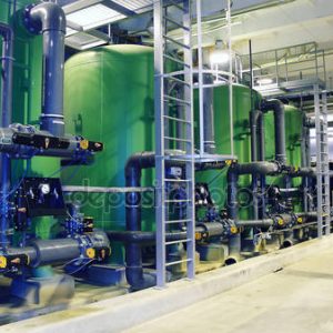 Waste Water Treatment Processing Room