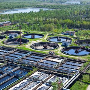 Water recycling on sewage treatment station